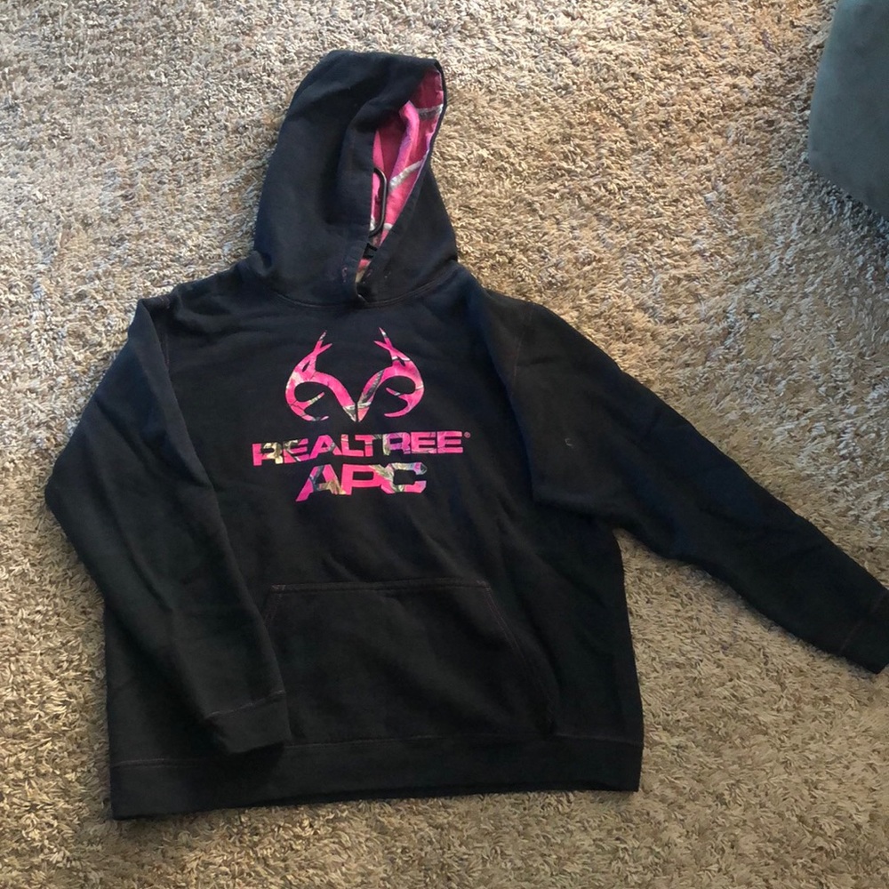 Pink realtree hoodie.